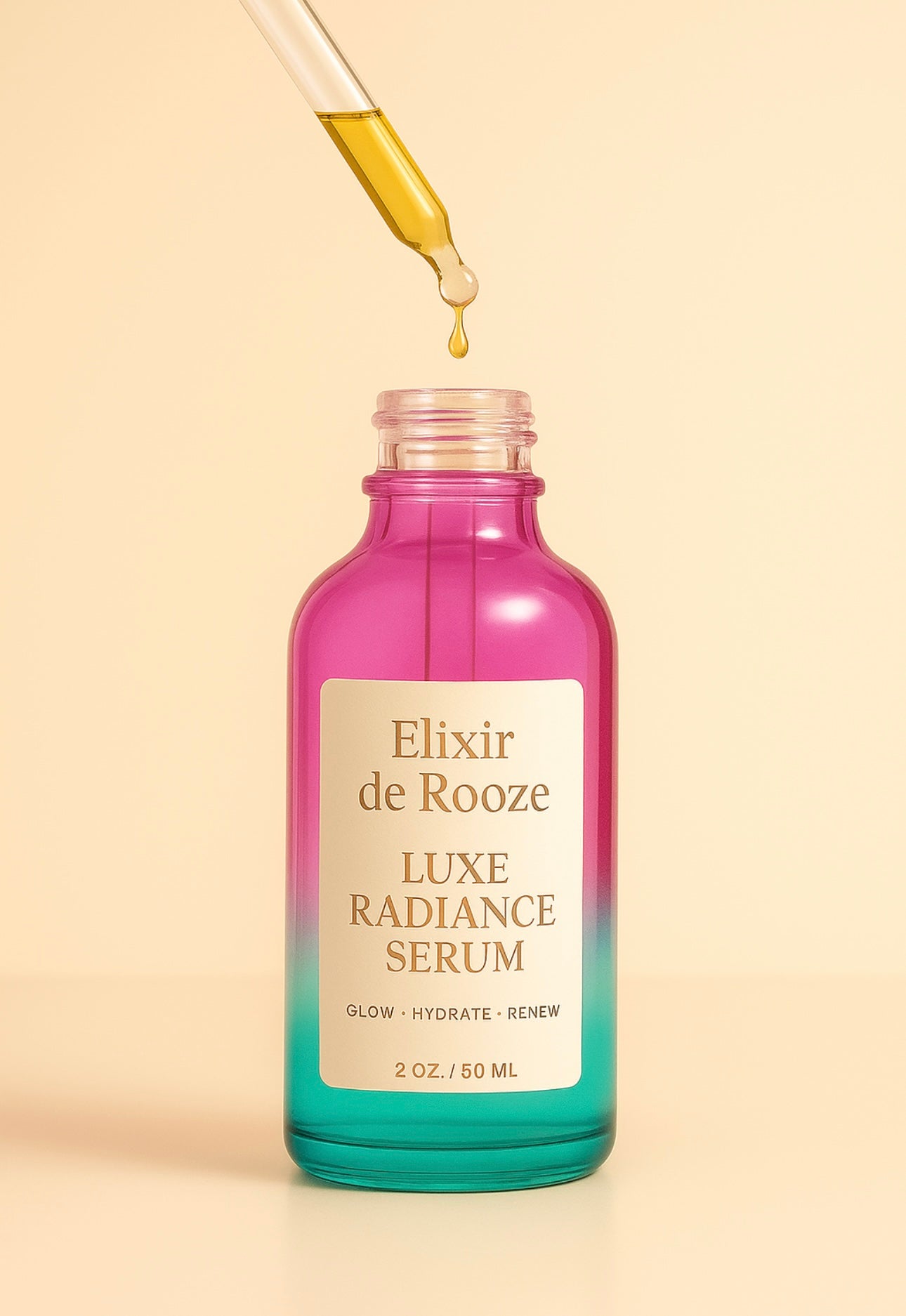 LUXE RADIANCE SERUM
GLOW • HYDRATE • RENEW