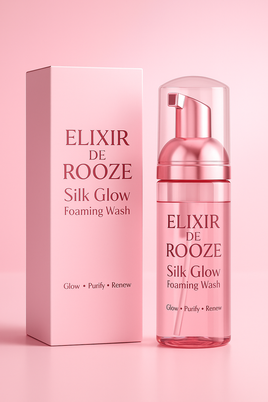 Elixir de Rooze – Silk Glow Foaming Wash
Glow • Purify • Renew