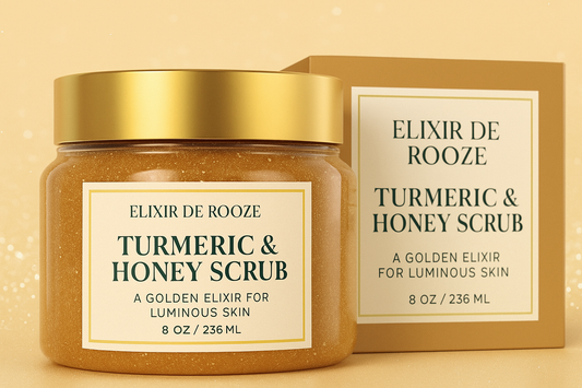 Elixir De Rooze
Turmeric & Honey Body Scrub